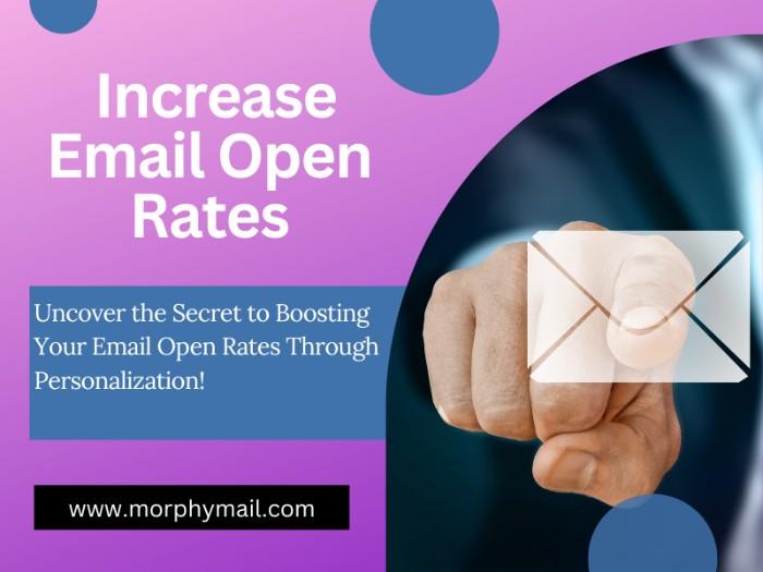 How to Leverage Personalization to Increase Email Open Rates?
