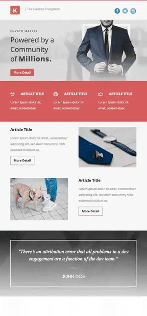 Online Main 5 Templates
