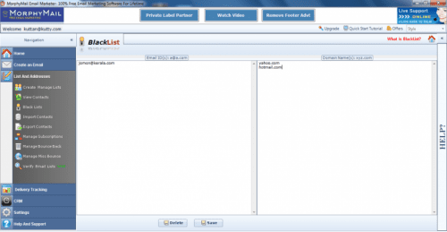 Blacklists